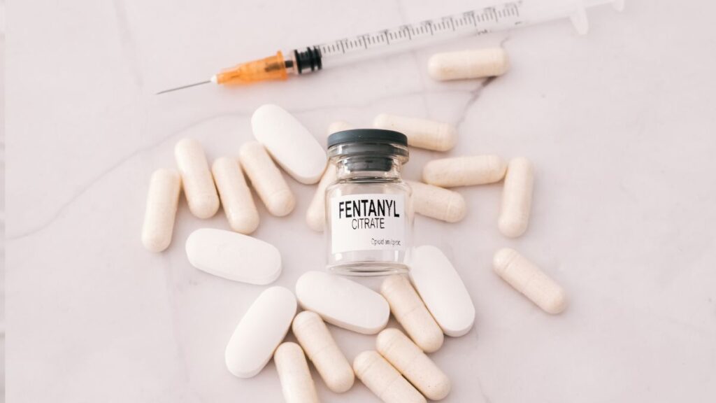 picture of fentanyl sitting on the table